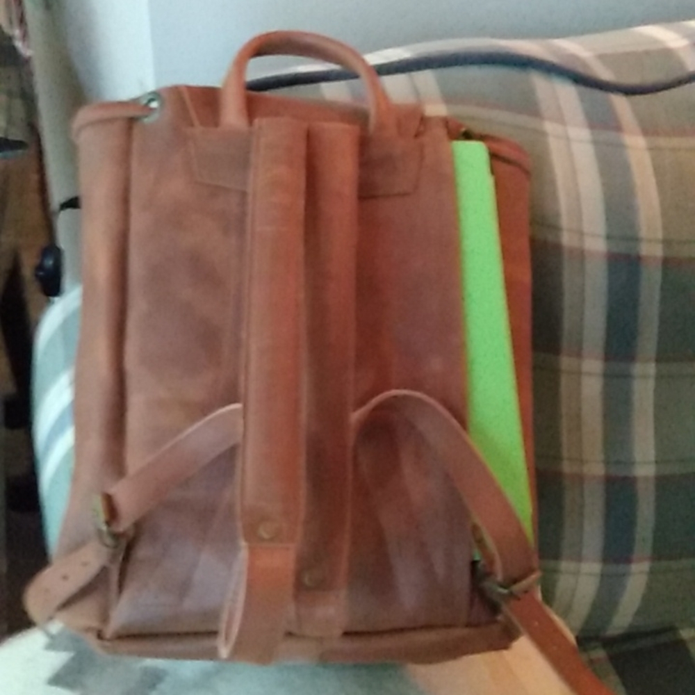 Leather Backpack New - image 5
